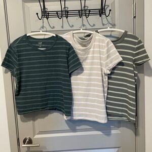 Bundle of 3 Gap Factory Striped T-Shirts
